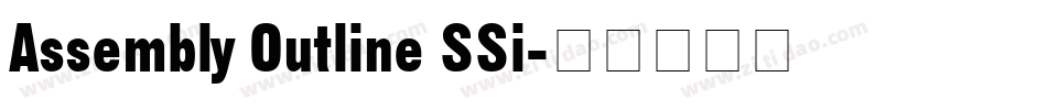 Assembly Outline SSi字体转换